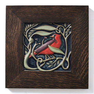Revival Bird Tile, Cardinal - Nature