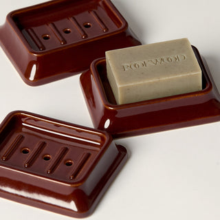Eden Soap Dish, Burnt Umber