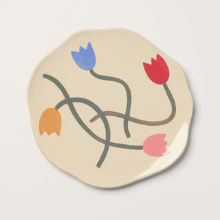 Four Flowers Platter