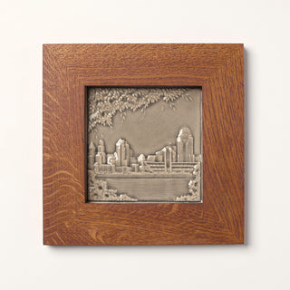 Cincinnati Skyline Tile, Stone