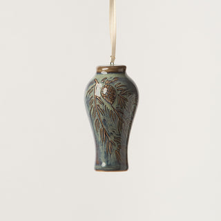 Pinecone Vase Ornament, Barbary Coast