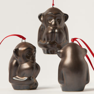 Shiri Monkey Ornament, Tungsten