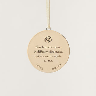Tree of Life Ornament, Antiqued Clover