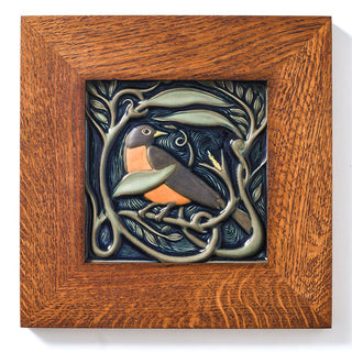Revival Bird Tile, Robin - Nature