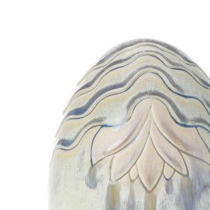 Hand Carved Large Egg #264