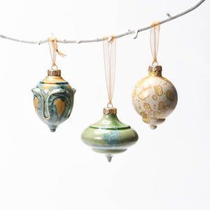 Rookwood Studio Ornament, Set of Three