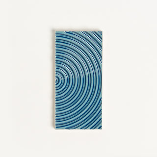House Number Spacer Tile, Aegean Contour