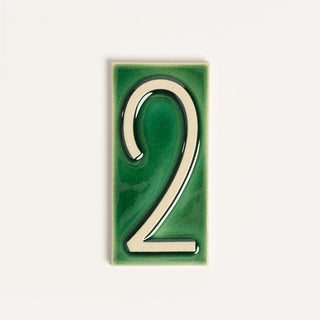 House Number Tile, Emerald Isle