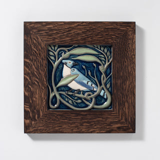 Revival Bird Tile, Blue Jay - Nature