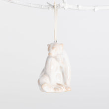 Load image into Gallery viewer, Abel Bear Ornament -Polar
