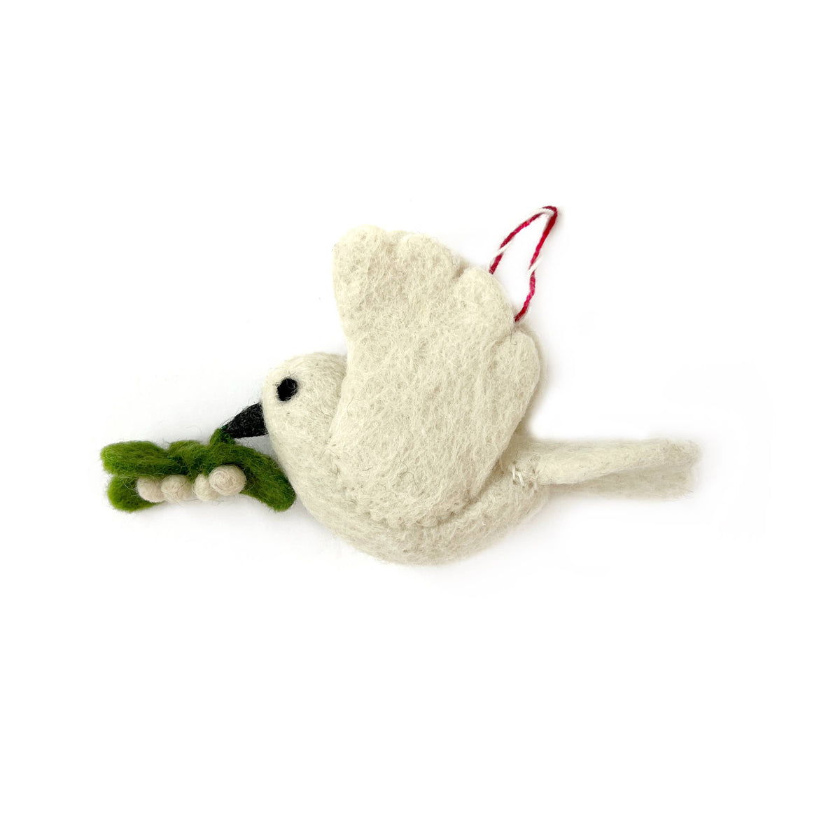 Felt Pincushion Dove outlet with Olive Branch