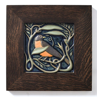 Revival Bird Tile, Robin - Nature