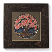 Load image into Gallery viewer, Tree Of Life Tile - 8&quot; x 8&quot; - Cherry Blossom
