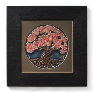 Tree Of Life Tile - 8" x 8" - Cherry Blossom