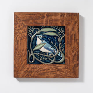 Revival Bird Tile, Blue Jay - Nature