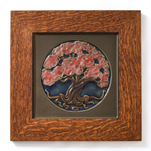 Load image into Gallery viewer, Tree Of Life Tile - 8&quot; x 8&quot; Cherry Blossom
