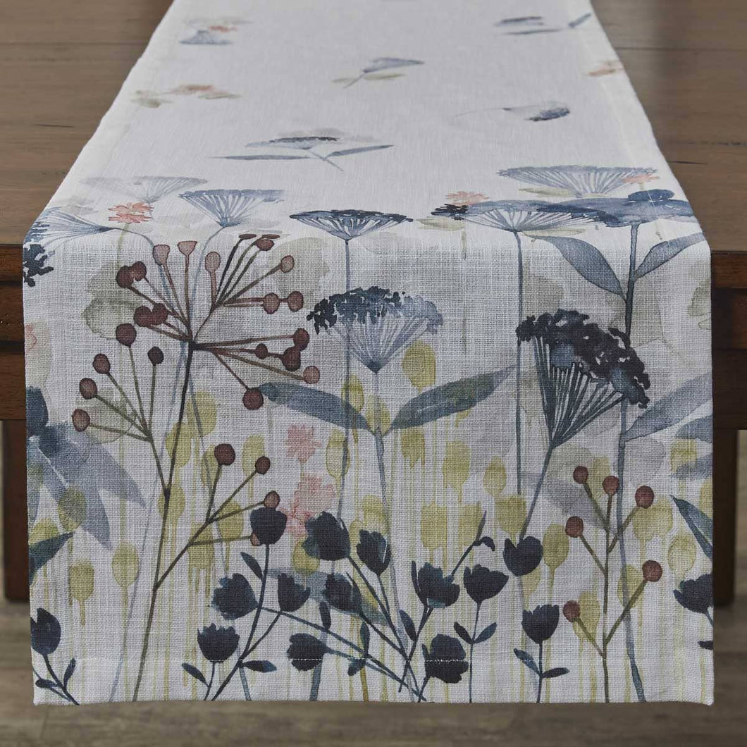 Layered Gardens Printed Table Runner - 72