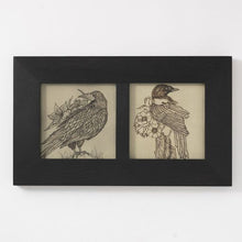 Load image into Gallery viewer, #02 Hand Illustrated Tile | Birds &amp; Blooms 2023
