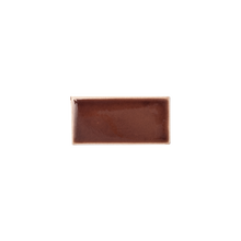 Load image into Gallery viewer, Pulling from the deep undertones of fine burgundy wine, Brandy is a standout glaze that features a high-gloss surface texture with a uniquely formed crackle finish and a transparent break along tile edges and relief details.
