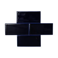 Load image into Gallery viewer, This deep blue glaze provides depth in color, and features a high-gloss surface texture and a semi-transparent edge break.
