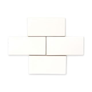 Himalaya recalls its mountain range namesake offering slight variation in its off-white hue, a high-gloss surface texture, and an opaque break around edges and relief details.