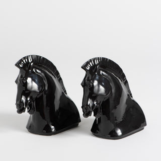Horse Head Bookend Set, Nocturnal