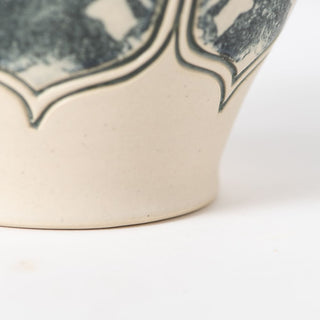 Hand-Thrown Vase No. 14 | Screen-Printed