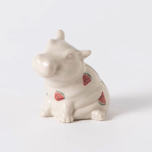 Load image into Gallery viewer, Hippo Figurine, Hand Painted Watermelon 🍉
