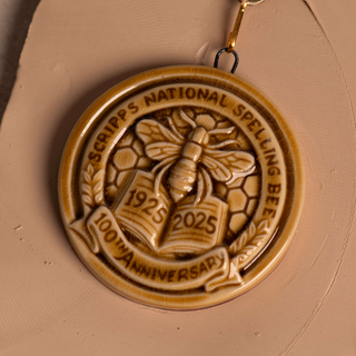 Rookwood Pottery made these special medals for National Spelling Bee's 100th anniversary