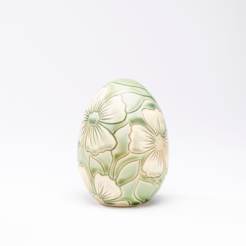 Hand-Carved Egg No. 113, Medium