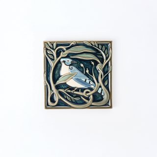 Revival Bird Tile, Blue Jay - Nature