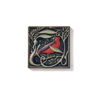 Revival Bird Tile, Cardinal - Nature