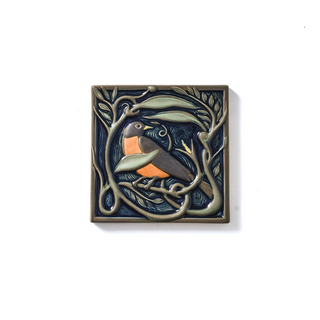 Revival Bird Tile, Robin - Nature