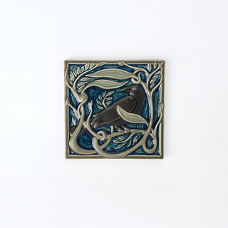 Revival Bird Tile, Rook - Nature