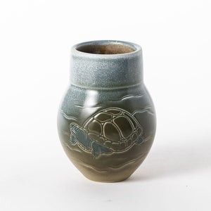 Hand Thrown Animal Kingdom Vase #51