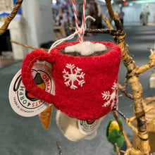 Load image into Gallery viewer, Hot Chocolate Felt Ornament
