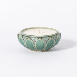 Small Flower Dish Candle - Dewdrop