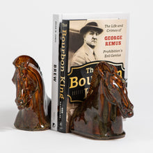 Load image into Gallery viewer, Horse Head Bookend Set- Copper Canyon
