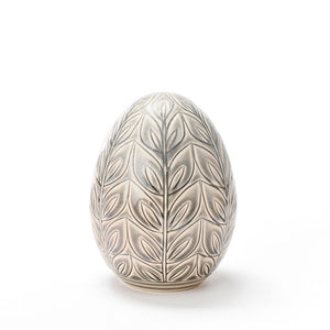 Hand Carved Large Egg #062