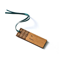 Wooden Gift Tag, Laser Cut