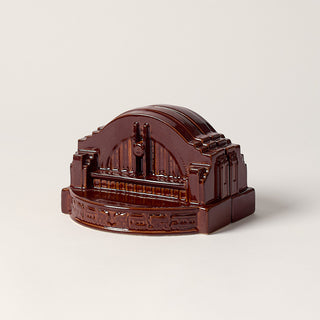 Union Terminal Bookend Set, Burnt Umber