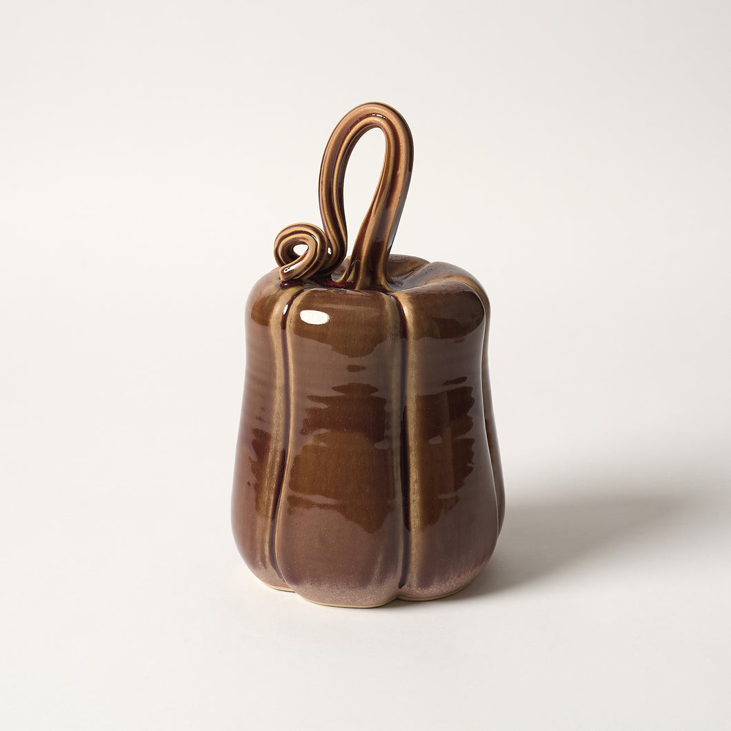 Hand-Thrown Pumpkin No. 11