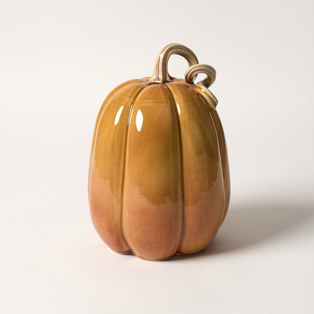 Hand-Thrown Pumpkin No. 118