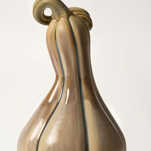 Hand-Thrown Pumpkin No. 18