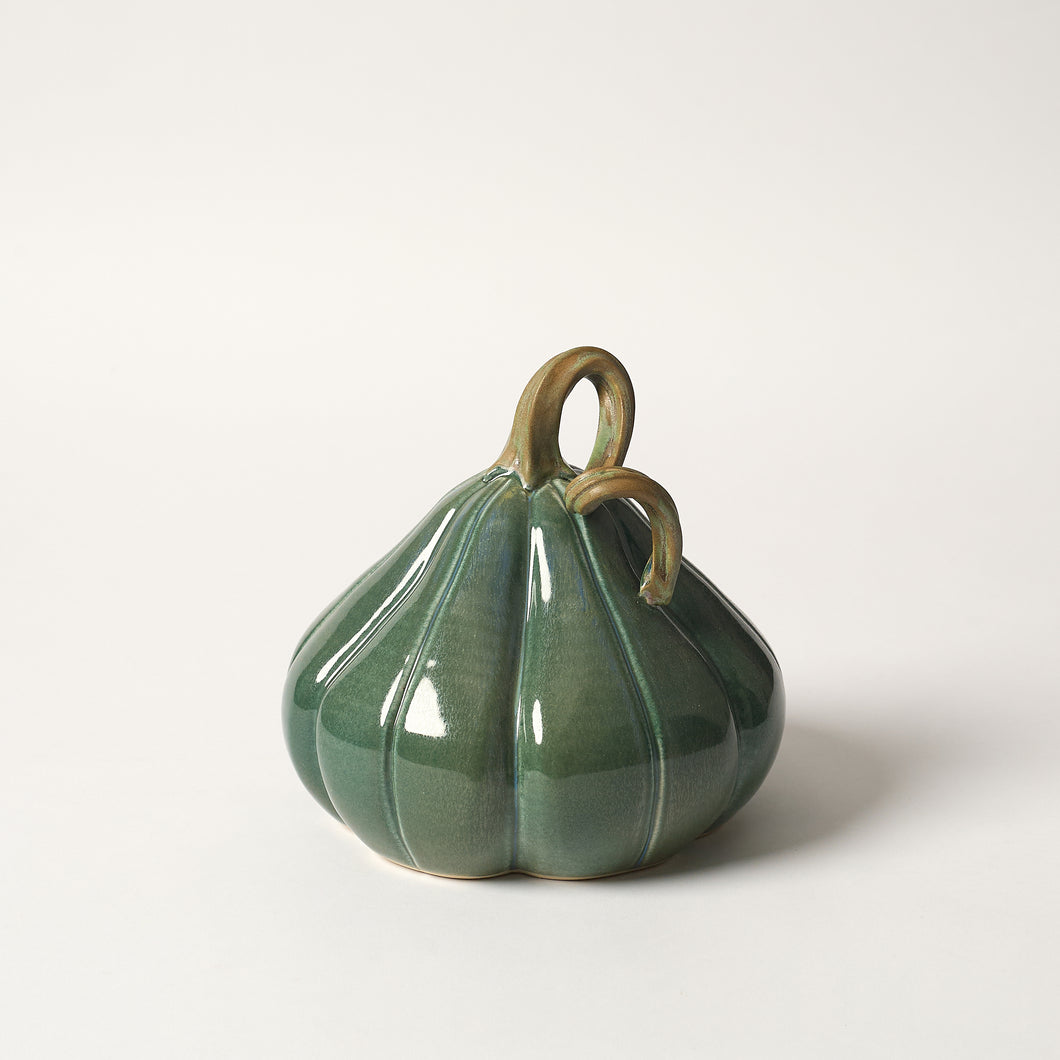 Hand-Thrown Pumpkin No. 124