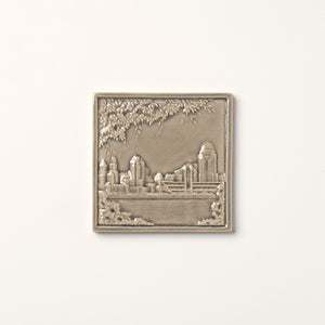 Cincinnati Skyline Tile, Stone