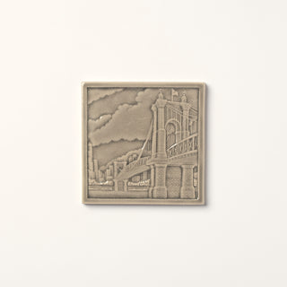 Roebling Bridge Tile, Stone