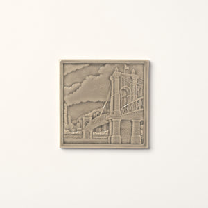 Roebling Bridge Tile, Stone