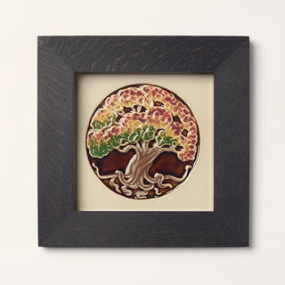 Tree of Life Tile, Russet