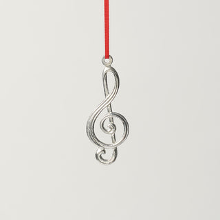 Pewter Treble Clef Ornament